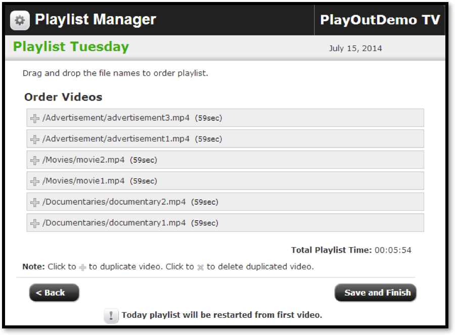 Playlist Manager